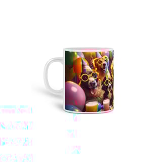 Nome do produto Caneca aniversário de cachorro - Arte Singular