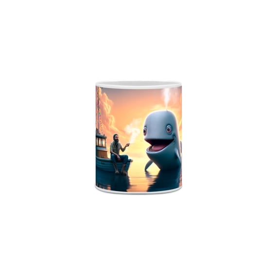 Caneca Moby Dick Zen - Arte Singular