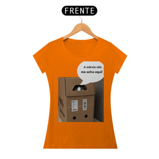 Nome do produto Camiseta Baby Long Márcia não me acha