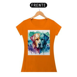 Nome do produto Camiseta baby long Labrador Retriever - Arte Singular