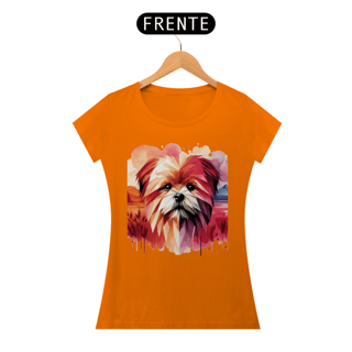 Nome do produto Camiseta baby long Lhasa Apso - Arte Singular