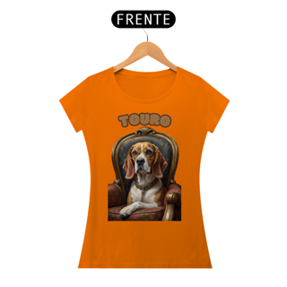 Nome do produto Camiseta feminina Beagle Touro - Coleção Signos