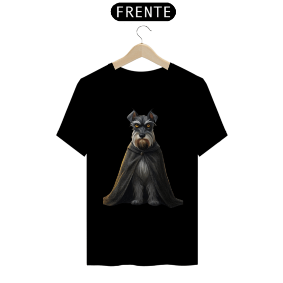 Camiseta Schnauzer Gótico - Arte Singular