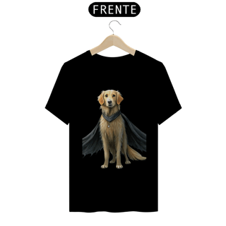 Nome do produto Camiseta Golden Retriever Gótico - Arte Singular