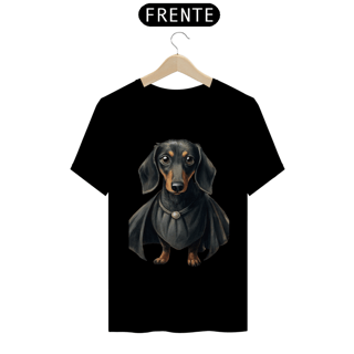 Nome do produto Camiseta Dachshund (Teckel) Gótico - Arte Singular