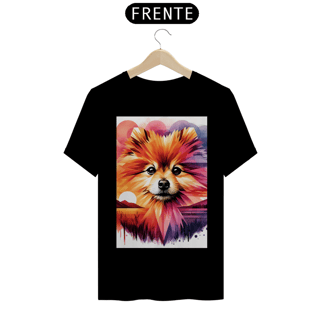 Nome do produto Camiseta masculina lulu da pomerânia - Coleção Aquarela