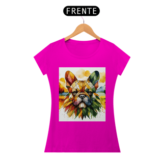 Nome do produto Camiseta baby long Bulldog Francês - Arte singular