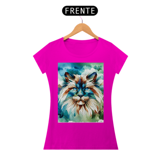 Nome do produto Camiseta Feminina Himalaio Aquarela