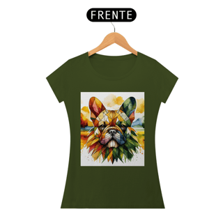 Nome do produto Camiseta baby long Bulldog Francês - Arte singular
