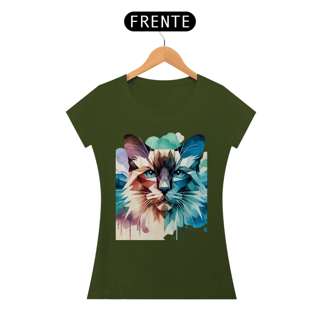 Nome do produto Camiseta baby long Siamês - Arte Singular