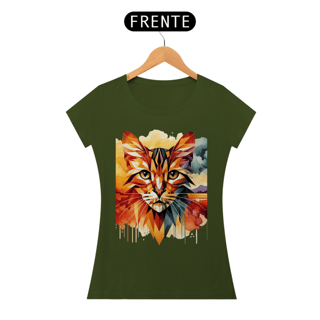 Nome do produto Camiseta baby long Bengal - Arte Singular