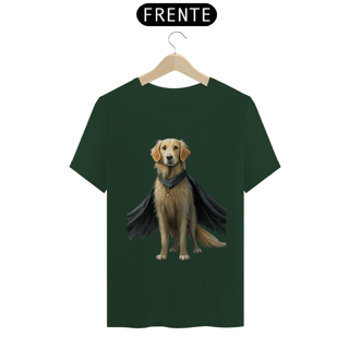 Nome do produto Camiseta Golden Retriever Gótico - Arte Singular