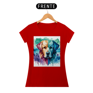 Nome do produto Camiseta baby long Labrador Retriever - Arte Singular