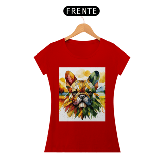 Nome do produto Camiseta baby long Bulldog Francês - Arte singular