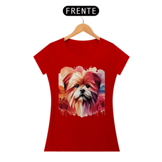 Nome do produto Camiseta baby long Lhasa Apso - Arte Singular