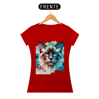 Nome do produto Camiseta baby long Siamês - Arte Singular