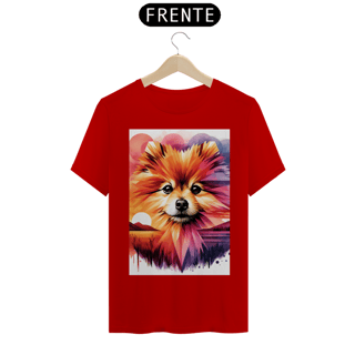 Nome do produto Camiseta masculina lulu da pomerânia - Coleção Aquarela