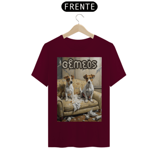 Nome do produto Camiseta masculina Jack russel Gêmes - Coleção Signos