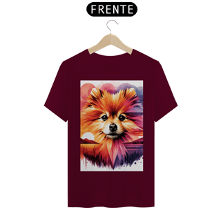 Nome do produto Camiseta masculina lulu da pomerânia - Coleção Aquarela