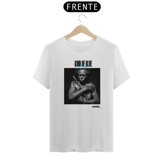 Nome do produto Camiseta Kind of Blue Miles Davis (Branca) - Jazzu®