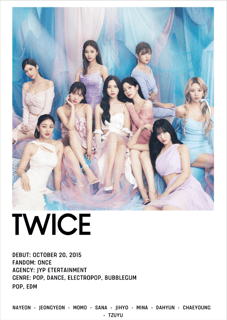 Nome do produto POSTER TWICE