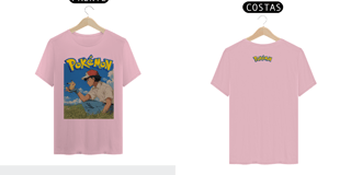 Nome do produto CAMISETA UNISSEX POKEMON ASH & PIKACHU GHIBLI