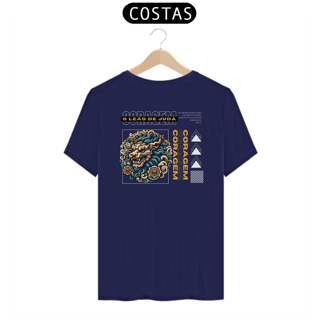 Nome do produto [Versão Dark] T-Shirt: O leão de Judá (Isaías 5:28-29)