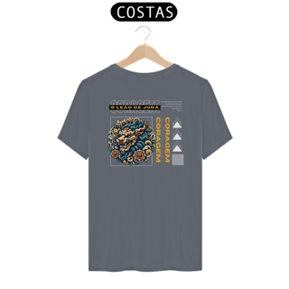 Nome do produto [Versão Dark] T-Shirt: O leão de Judá (Isaías 5:28-29)