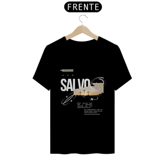 Nome do produto [Versão Dark] T-Shirt: Salvo pela graça (Atos 16:30-33)