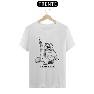 Nome do produto T-shirt Karma Is a Cat
