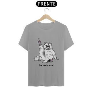 Nome do produto T-shirt Karma Is a Cat