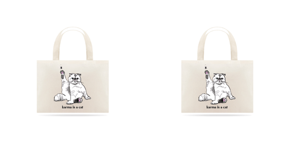 Ecobag Karma Is a Cat