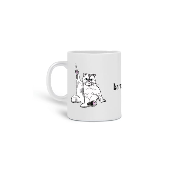 Caneca Karma Is a Cat