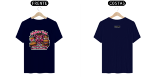 Nome do produto T-Shirt Clássica - CrAzY PiG JuNk FoOd