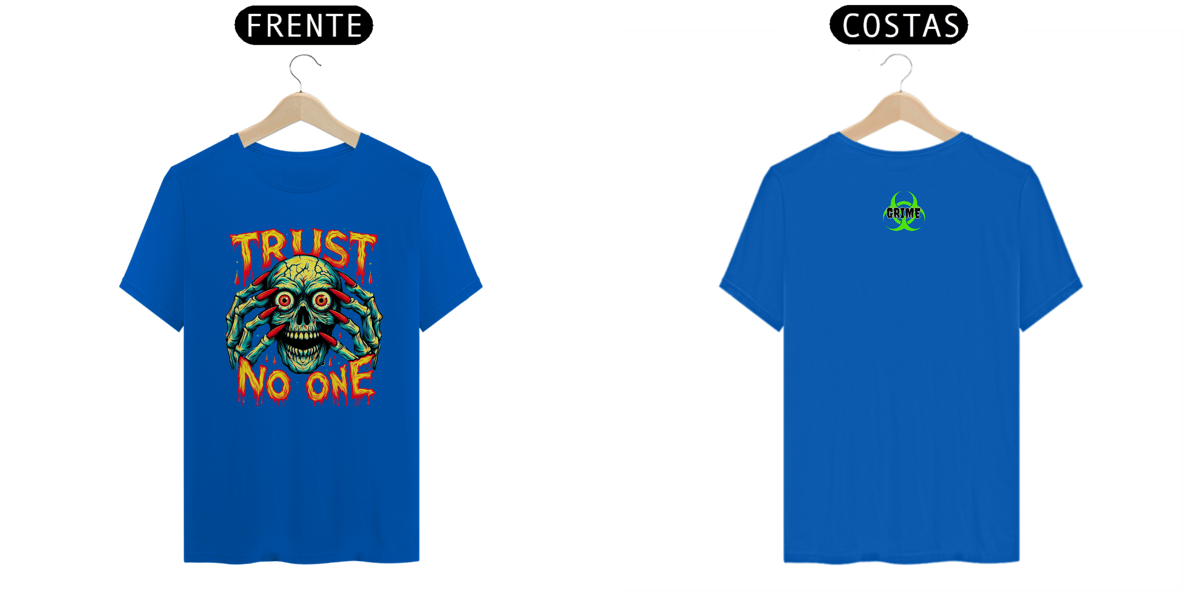 Nome do produto: T-Shirt Clássica - Trust No One 