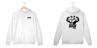 Nome do produto Moleton Canguru -  Crazy Pig Hard Labs - Impressão em DTF