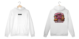 Nome do produto Moleton Canguru - CrAzY PiG JuNk FoOd - Impressão em DTF