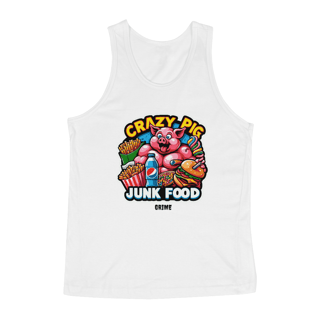 Nome do produto Regata - CrAzY PiG JuNk FoOd