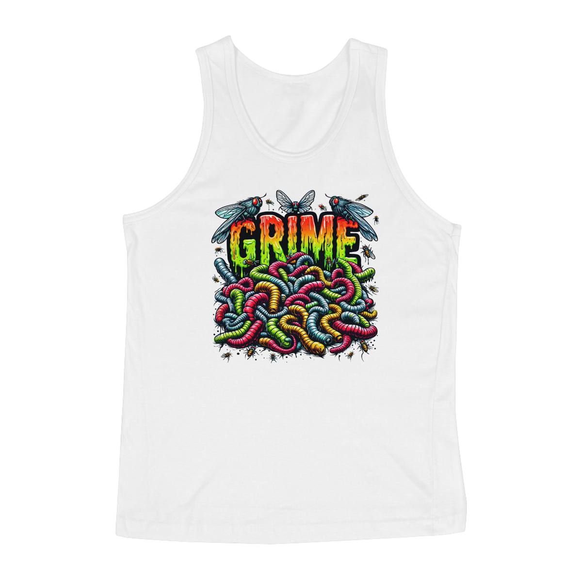 Nome do produto: Regata  - Grime - Vermes -  LANÇAMENTO 