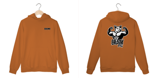 Nome do produto Moleton Canguru -  Crazy Pig Hard Labs - Impressão em DTF