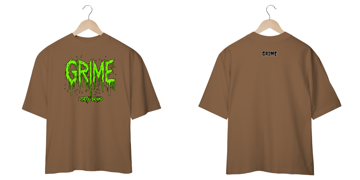 Nome do produto: Oversized - Grime -  Impressão em DTF