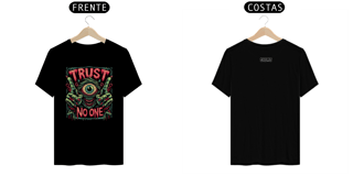 T-Shirt Clássica - Trust No One - Olho