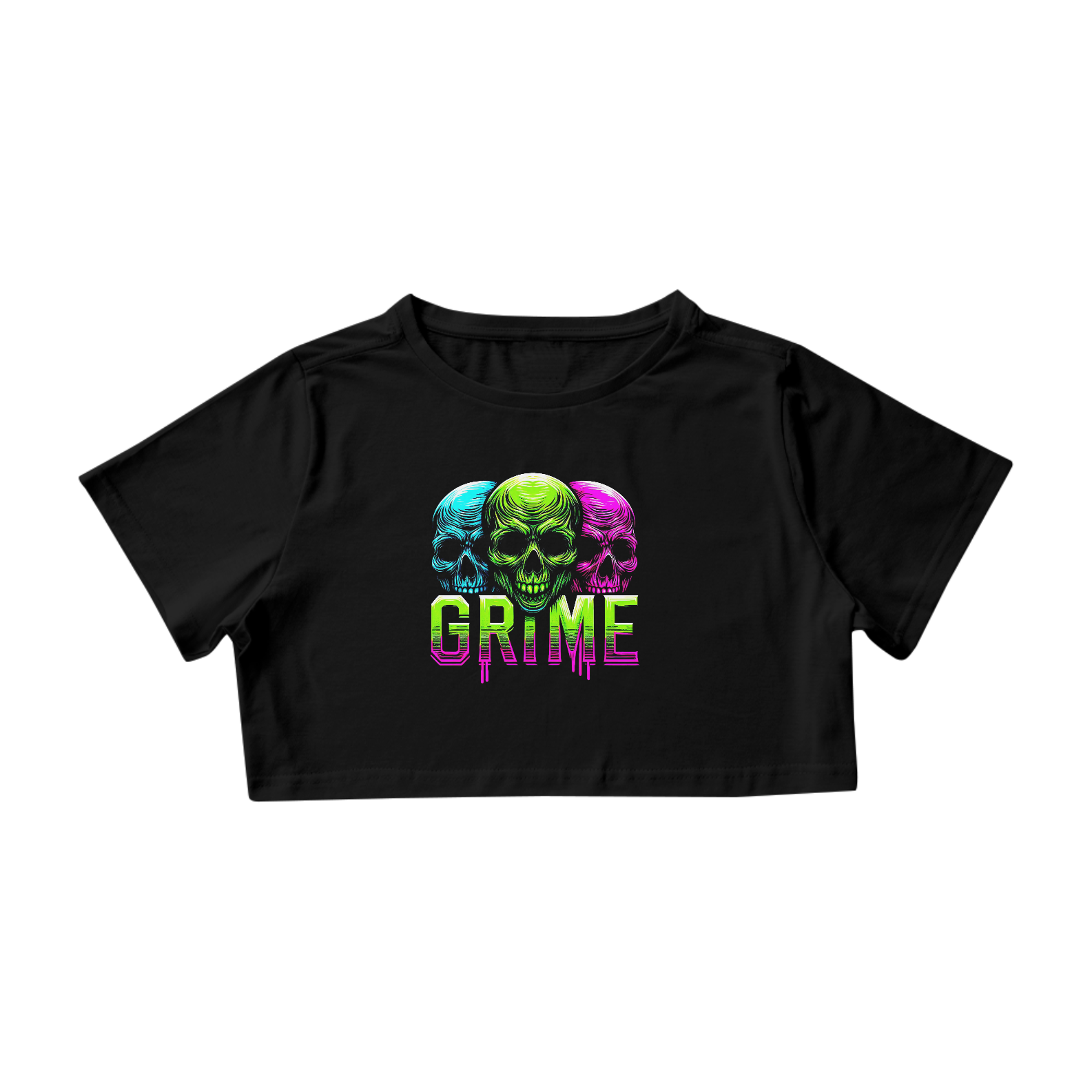 Cropped - Grime - 3 Skull Color