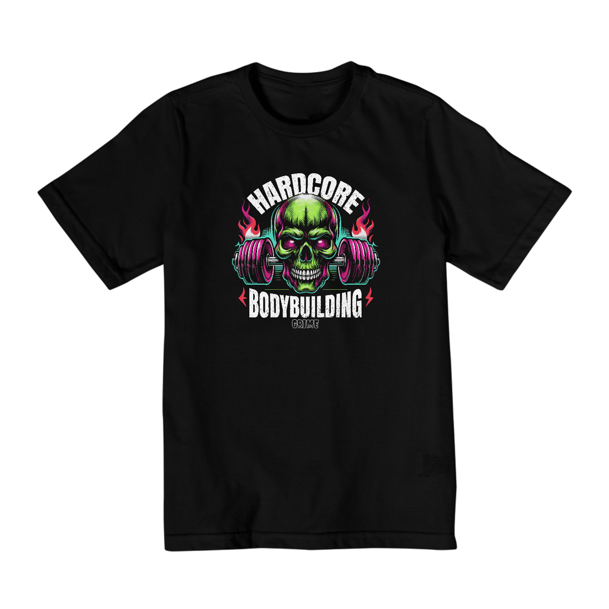Nome do produto: T-Shirt Clássica - HardCore Bodybuilding