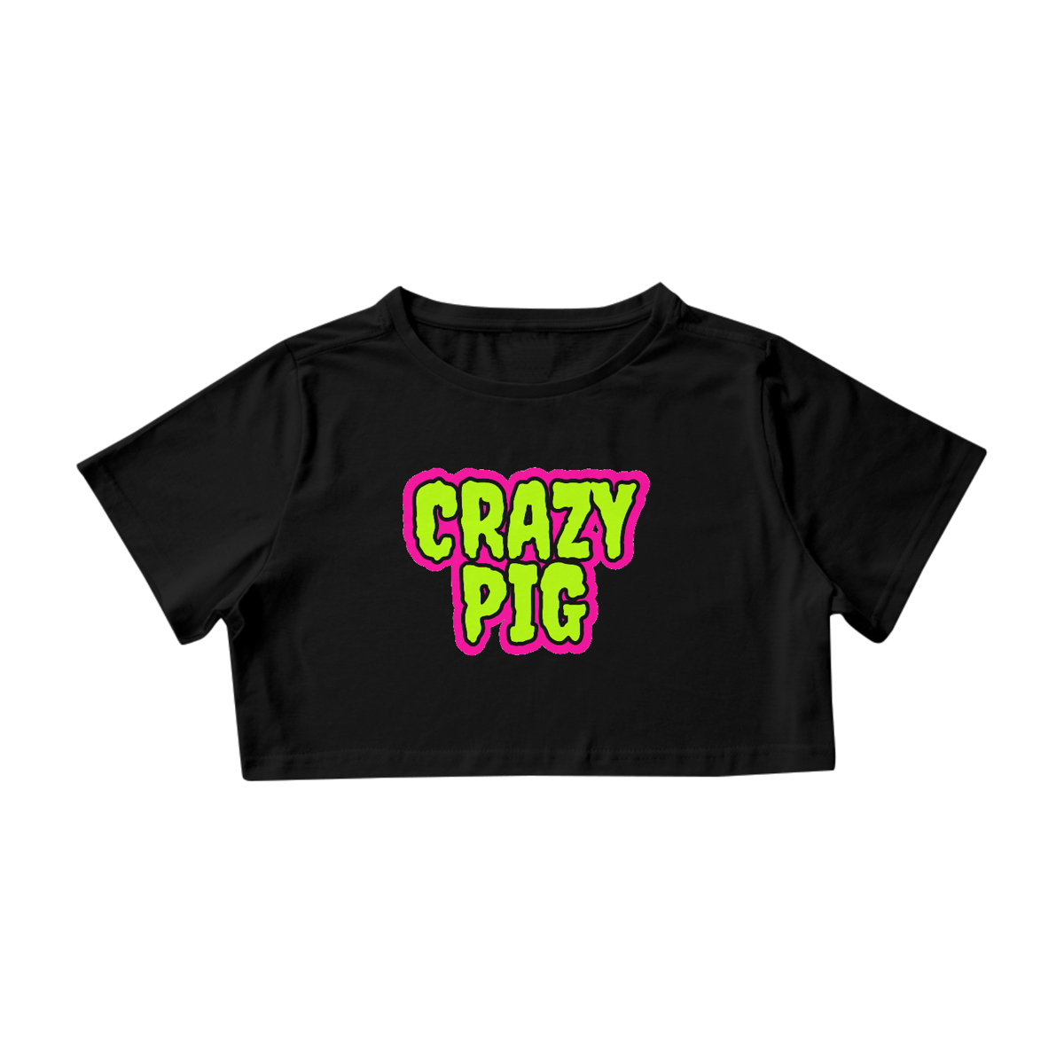 Nome do produto: Cropped - Crazy Pig - LANÇAMENTO 