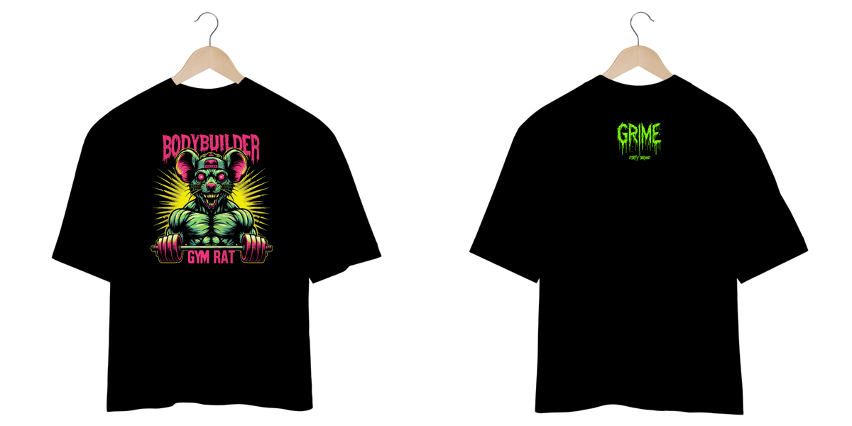 Nome do produto: Oversized - Gym Rat  - Jovem 