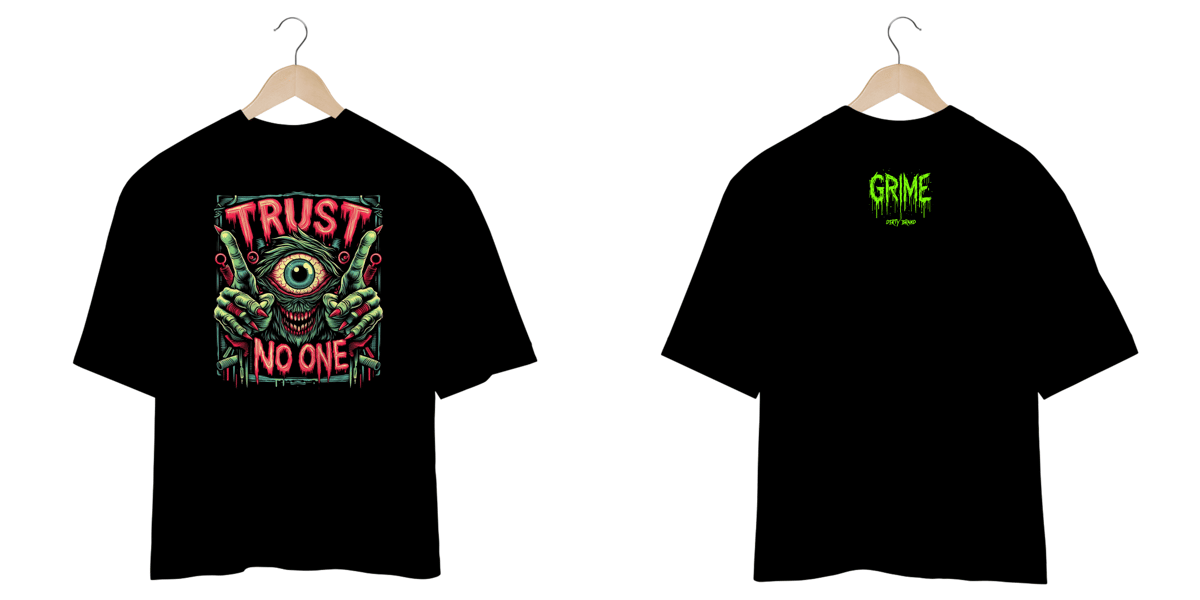 Nome do produto: Oversized - Trust No One - Olho 