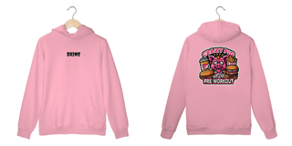 Nome do produto Moleton Canguru - CrAzY PiG JuNk FoOd - Impressão em DTF