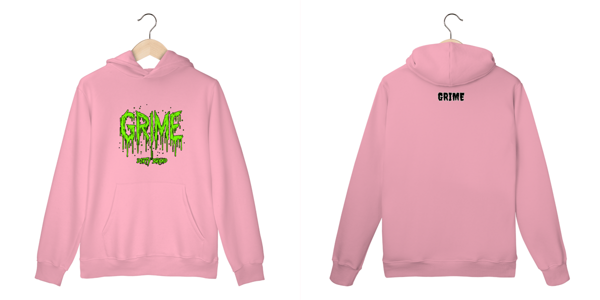 Nome do produto: Moleton Canguru - Grime - Impressão em DTF