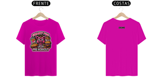 Nome do produto T-Shirt Clássica - CrAzY PiG JuNk FoOd
